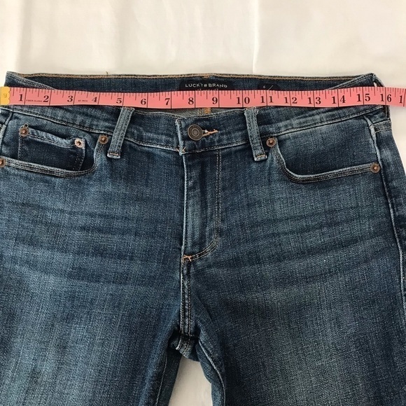 Lucky Brand Mid Rise Straight Leg Jeans 6/28 Ankle - Picture 6 of 11